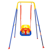 Children’s Outdoor Swing - Sturdy, Safe & Adjustable Playset for Kids | Blue & Red